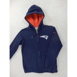 New England Patriots‎ Nike Full Zip Hoodie Jacket (Youth Large) Blue